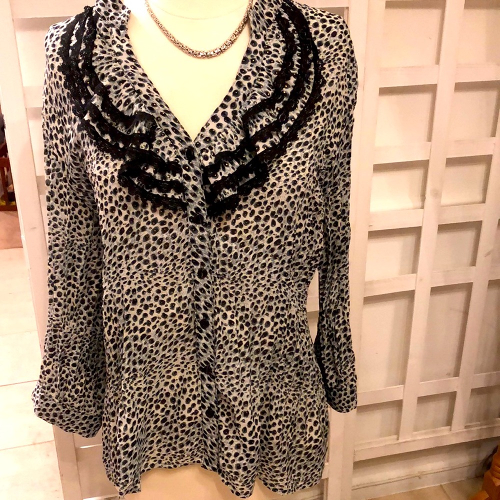 Animal Print Blouse